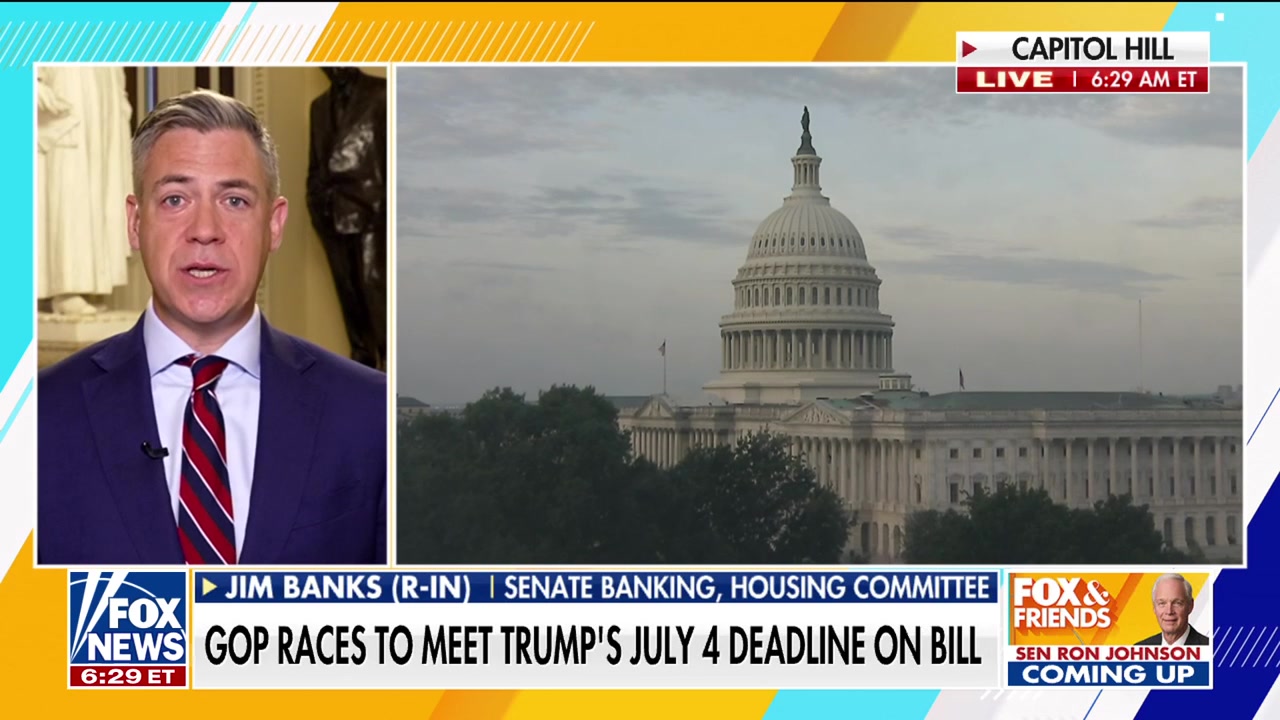 GOP races to meet Trump's July 4 deadline on bill | Brian Kilmeade ...