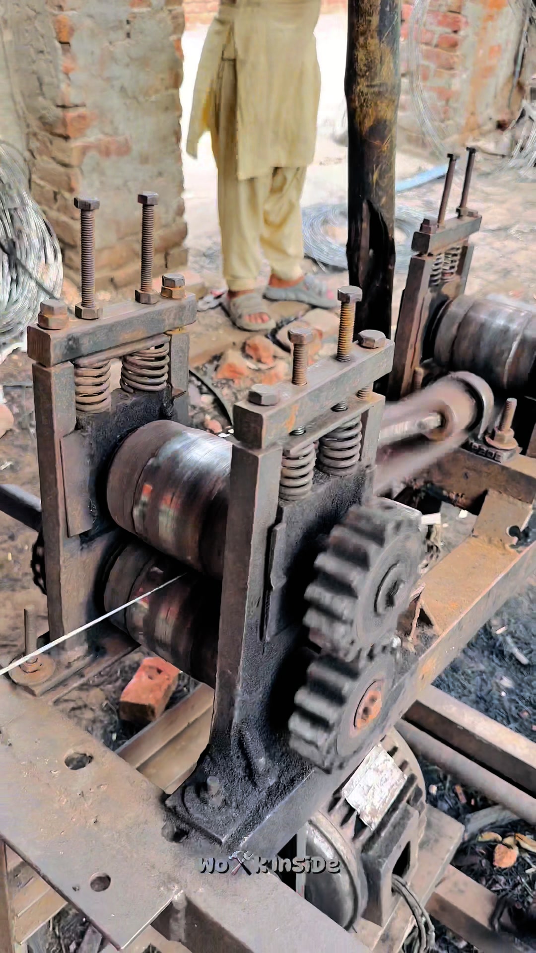 unbelievable! wire extraction from waste tyres #fypシ゚ ...