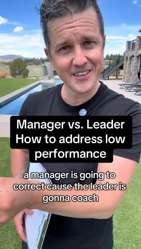 How to address low performance like a leader not a manager 🔥🙌🏻 Need ...