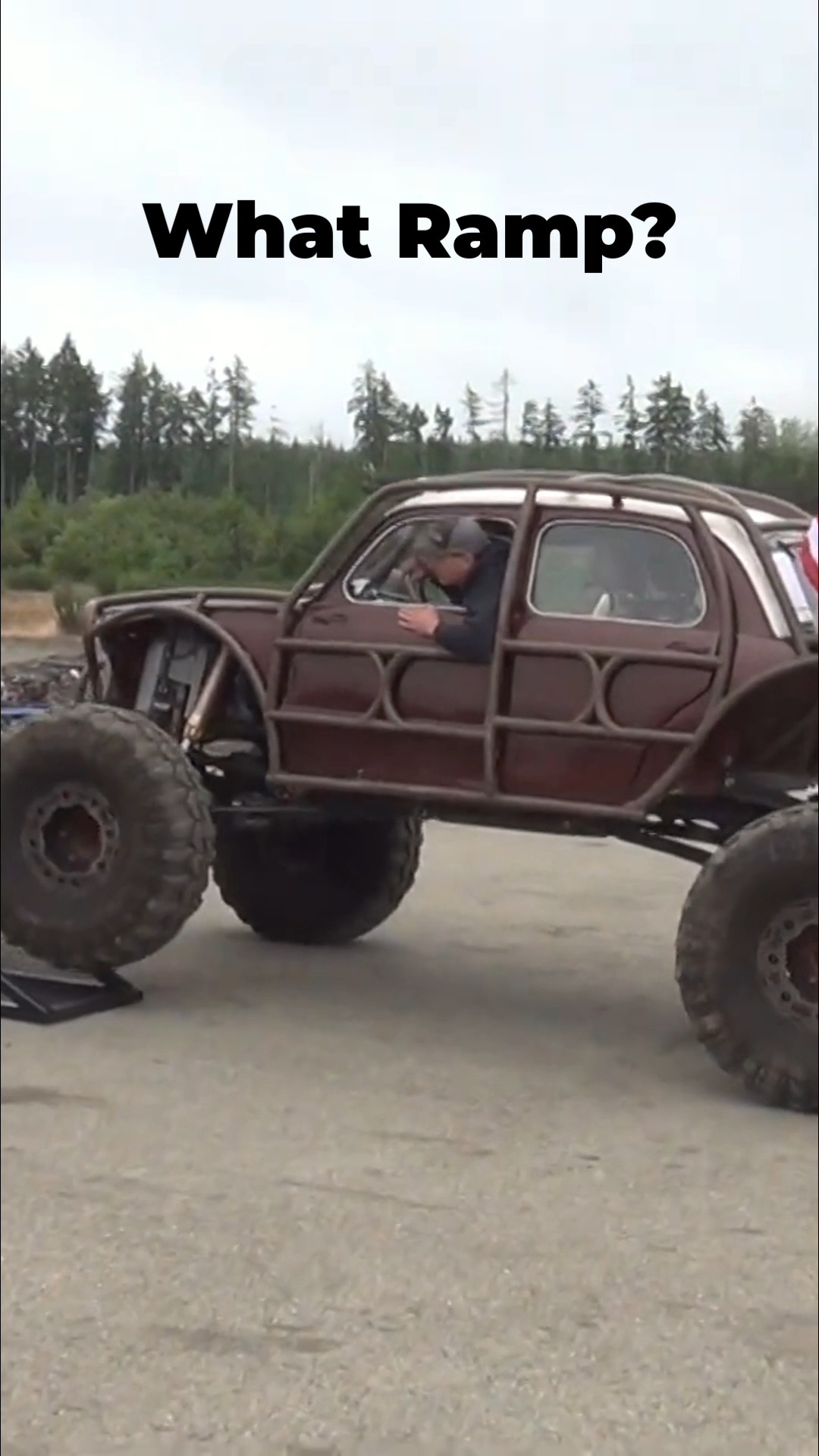A four-wheel-steer custom buggy makes a mockery of the RTI ramp. # ...