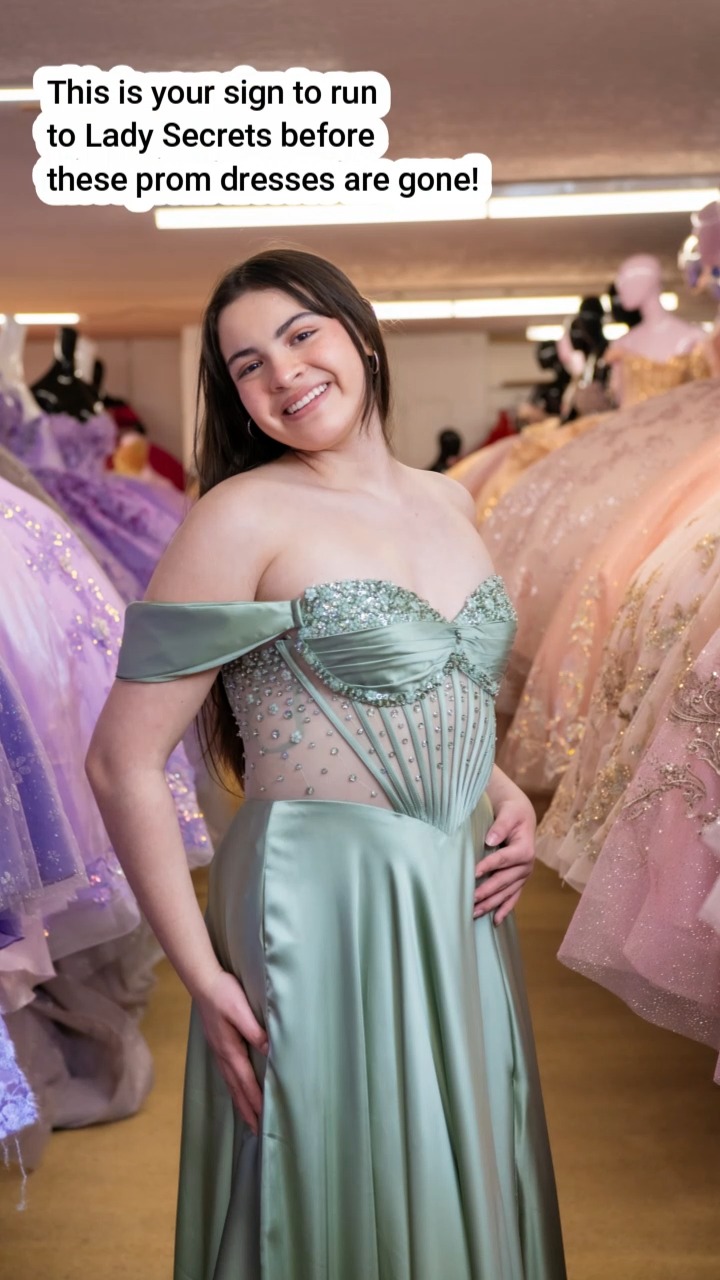 lady secrets prom dresses Ready to slay prom? 💁‍♀️ Run, don’t walk, to before these are gone! 🔥 , 💚 No appointment needed, and in-house alterations are available., 📸:Elora Photography ✨, #ladysecrets swarovski crystal jewelry