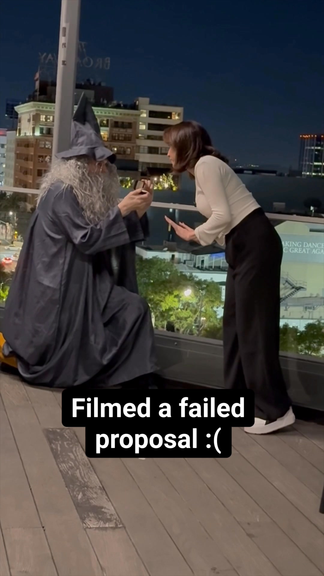 Failed proposal with a wizard? 🧙 #wizard #love #proposal | Matty ...