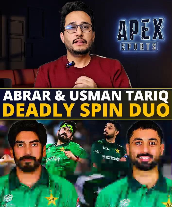 Usman Tariq and Abrar Ahmed, Pakistan has World's best spin duo in T20 ...