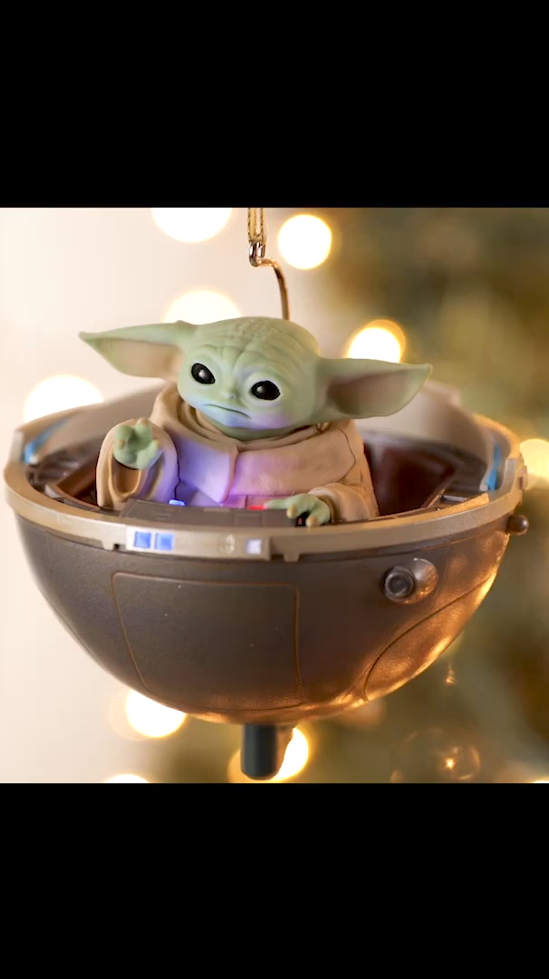 Grogu in Hovering Pram #starwars #mandalorian #grogu #babyyoda