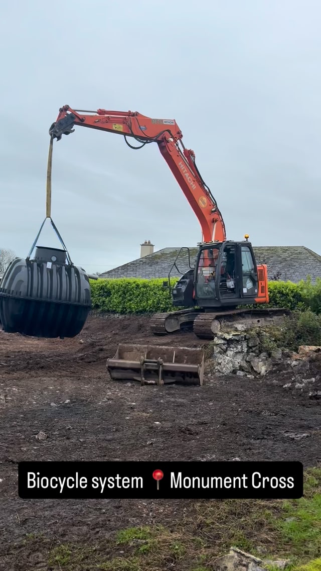 Installing a biocycle tank and percolation system at a site in Monument ...