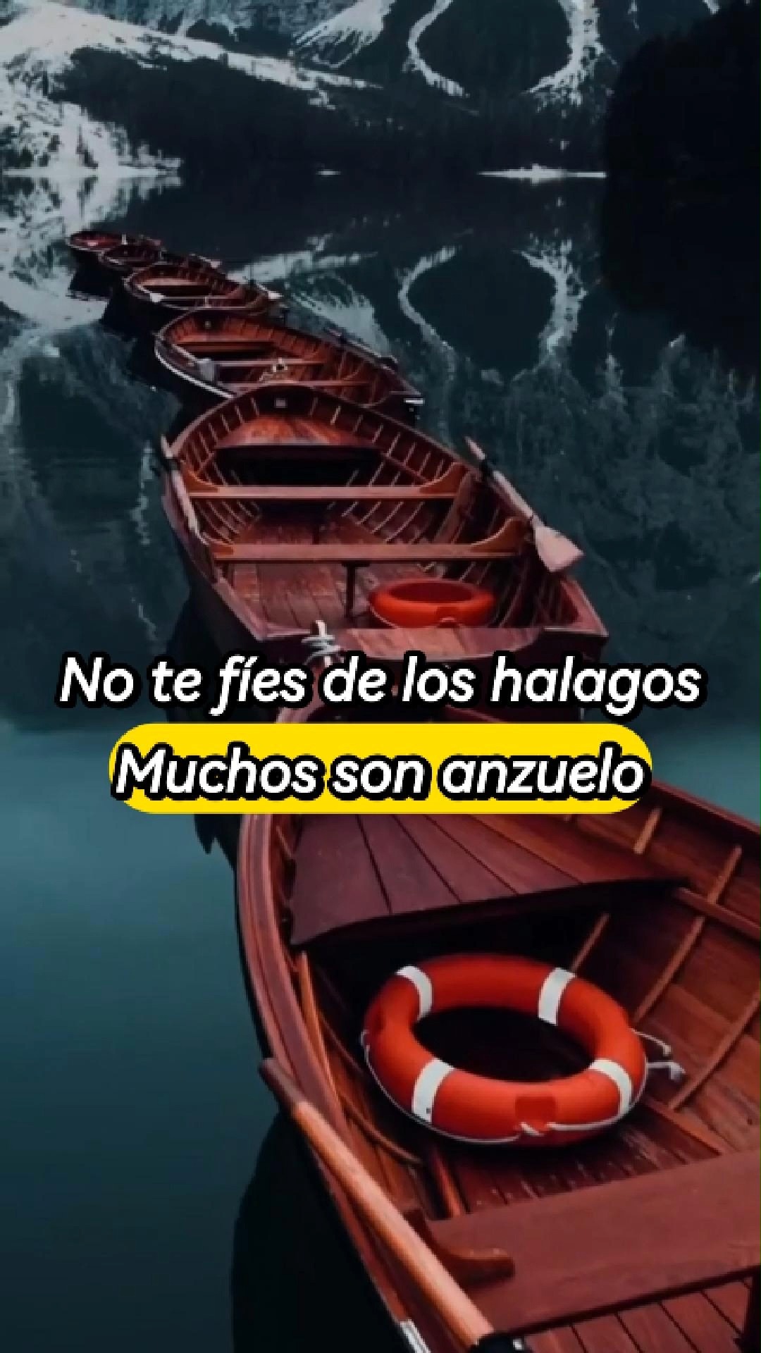 No te fíes de los halagos, muchos son anzuelo #desarrollopersonal # ...