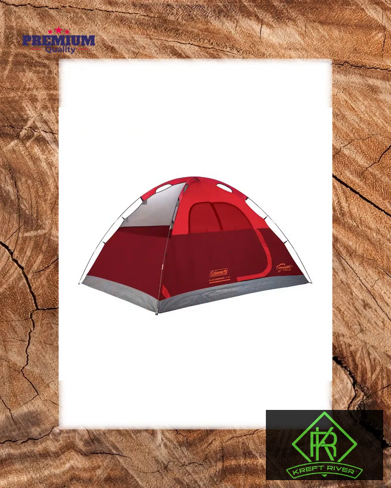 tent with doors 6M - PRO Color:Mineral Black/White/EnhancerS2 and a secondary 24 MTB ROCKRIDER 20 ZOLL outdoor fan