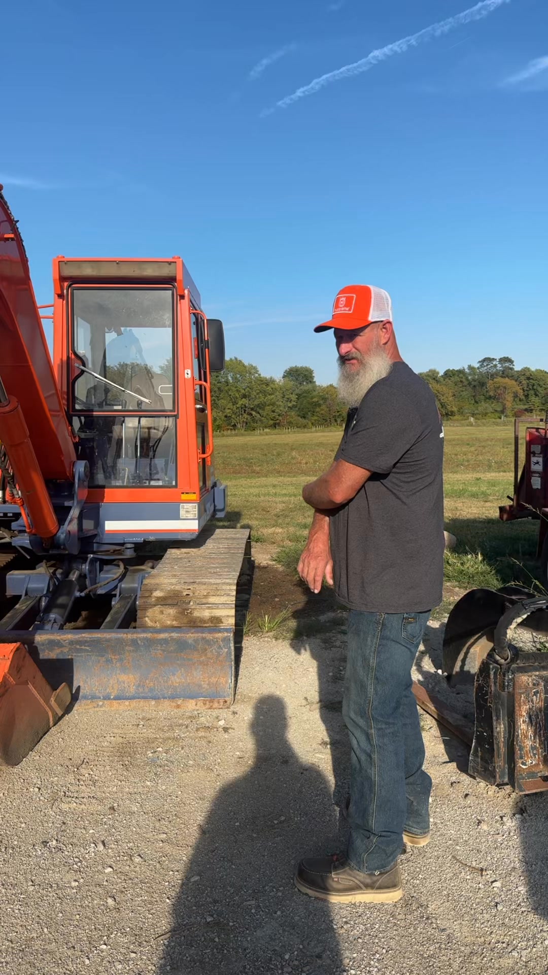 What would you give my dad for this excavator? Let me know when the ...