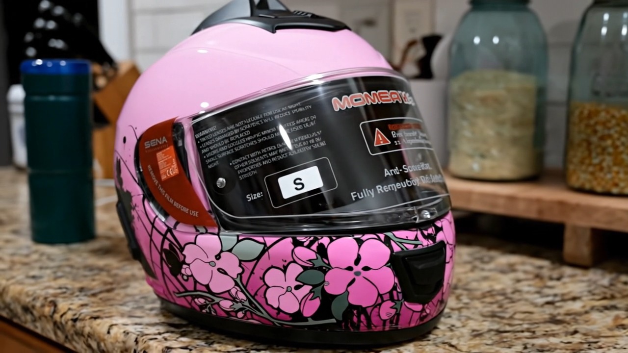cherry blossom motorcycle helmet Lightweight Full Face Street Bike for Men and Women, DOT ECE Approved Motorcycle Moped Street Bike Racing Moto Helmet Four Seasons, Blossom, L Automotive hjc blossom motorcycle helmet Edge
