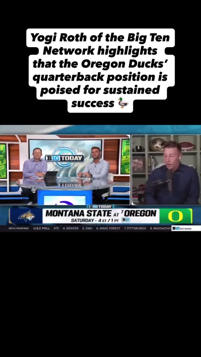 Yogi Roth (@yogiroth) of the Big Ten Network (@bigtennetwork ...
