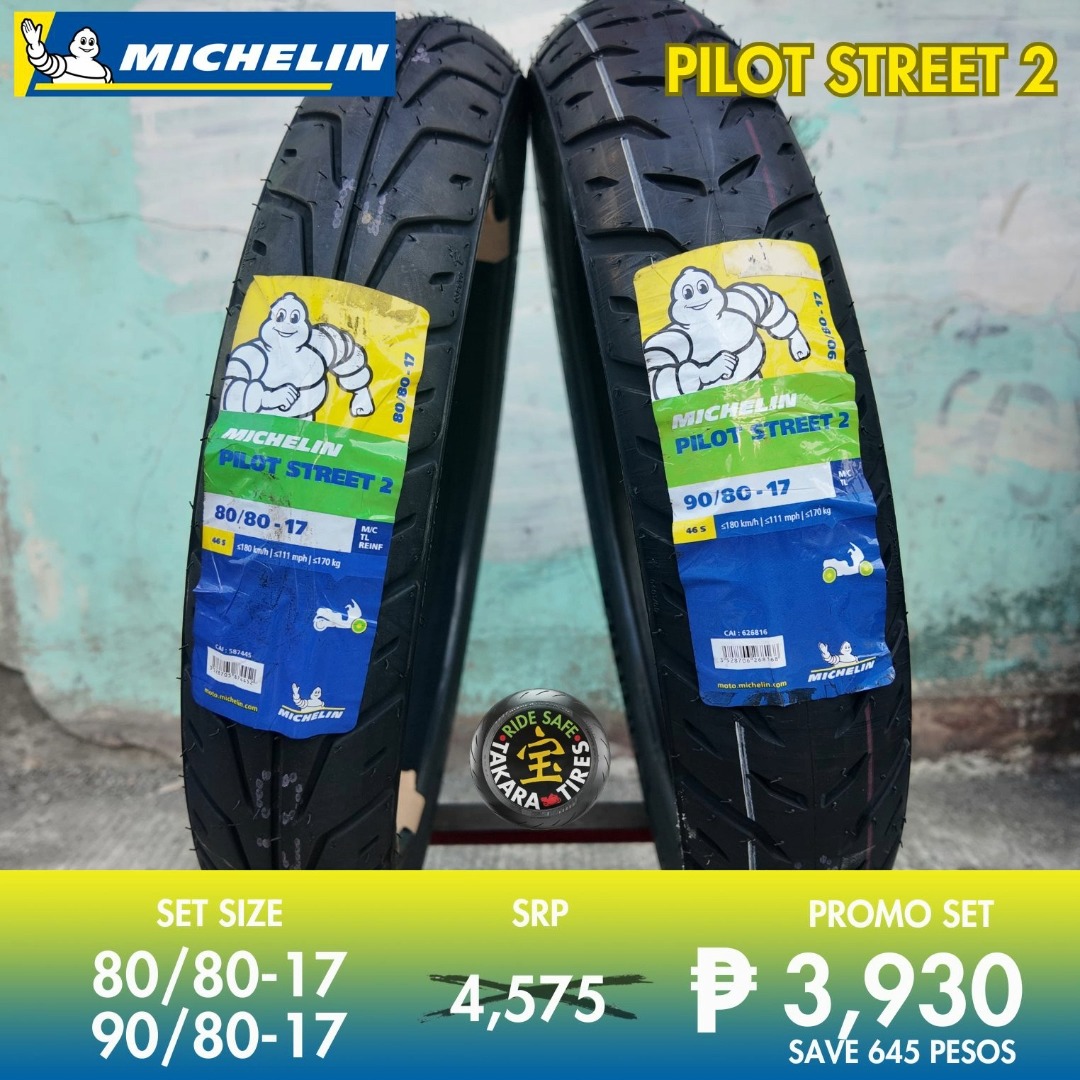 Michelin Pilot Street 2 Tire Available Promo Bundle Open for Retail ...