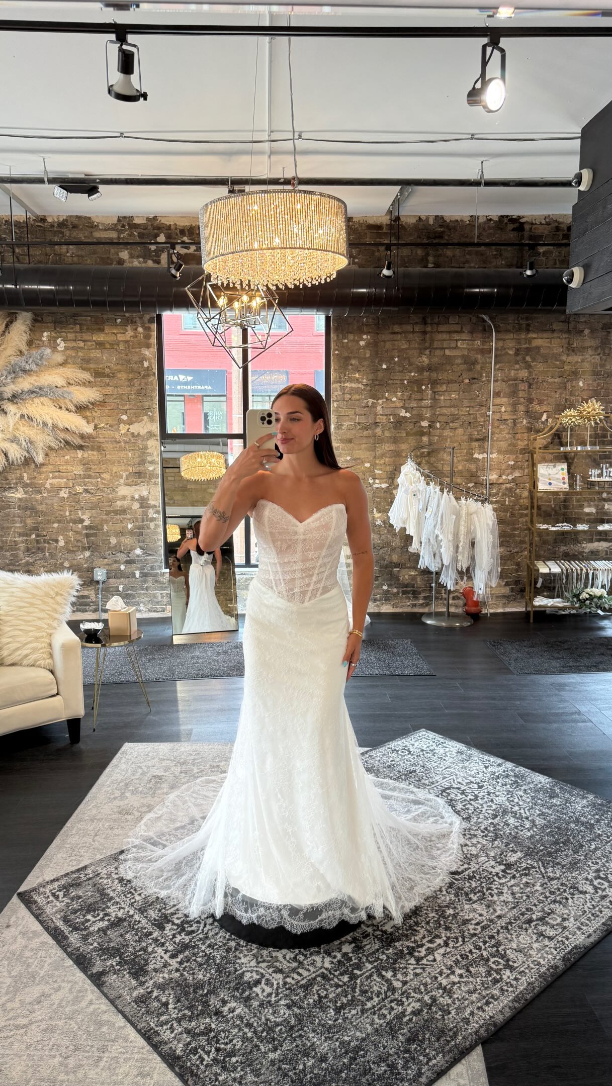 glamorous dresses for women Golden Glamour Dress Color:RYE back zippered closure Dress Sheer Bathing Dress semi-custom wedding dress