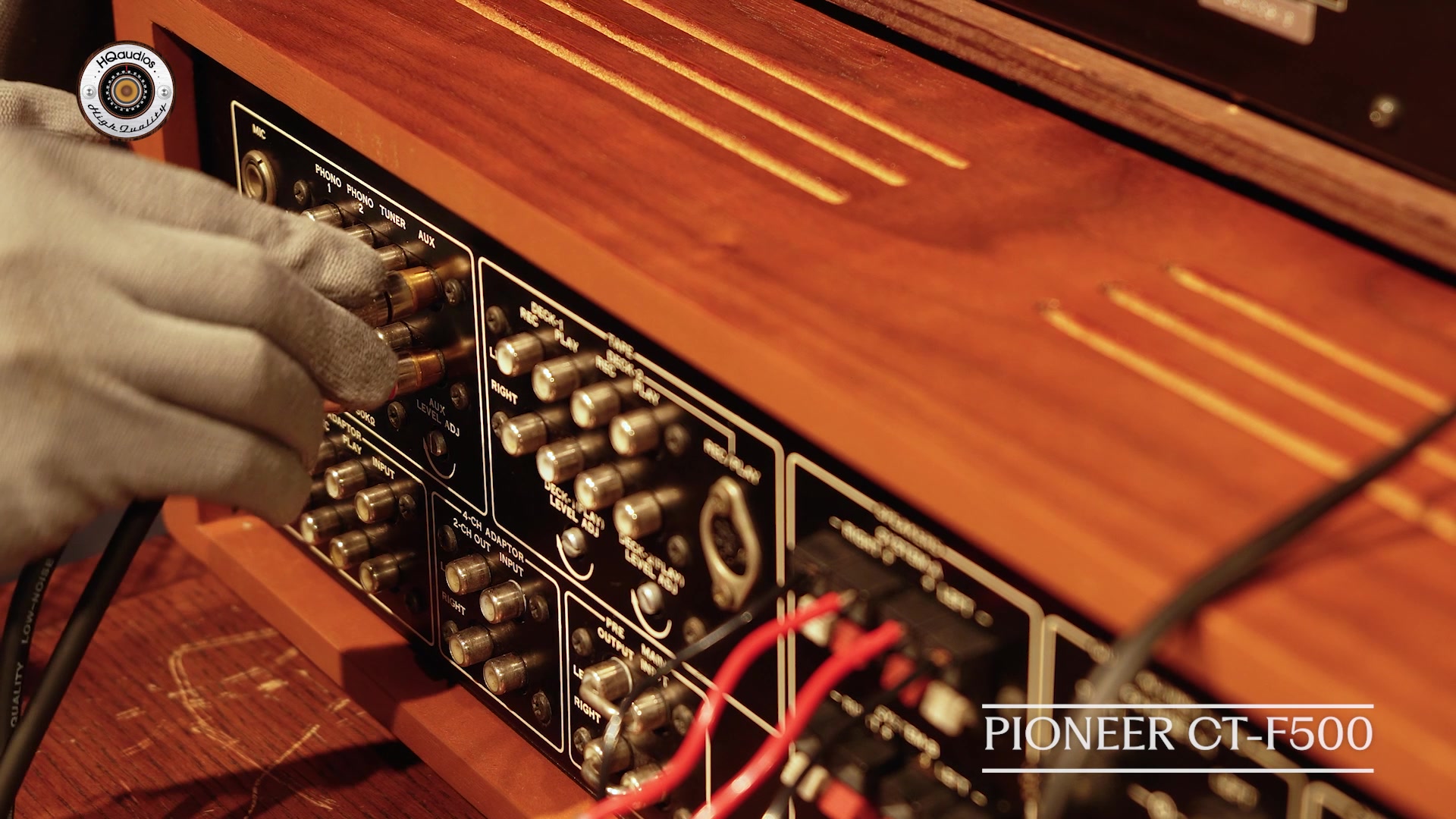 Pioneer CT-F500 Cassette Deck: Vintage Fluoroscan Classic Dive