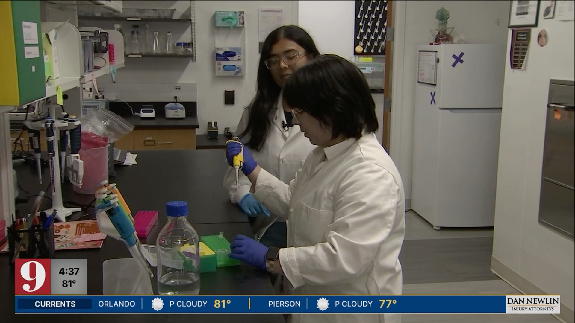 Stetson Professor Kristine Dye, PhD, and her undergraduate research ...