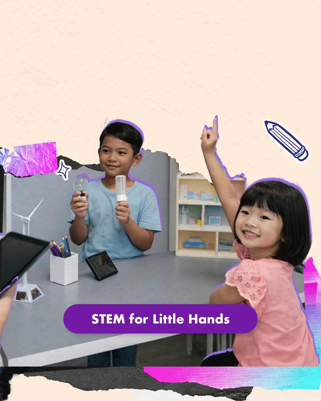 Science, but make it fun with PA! 🔬😄 STEM for Little Hands lets ...