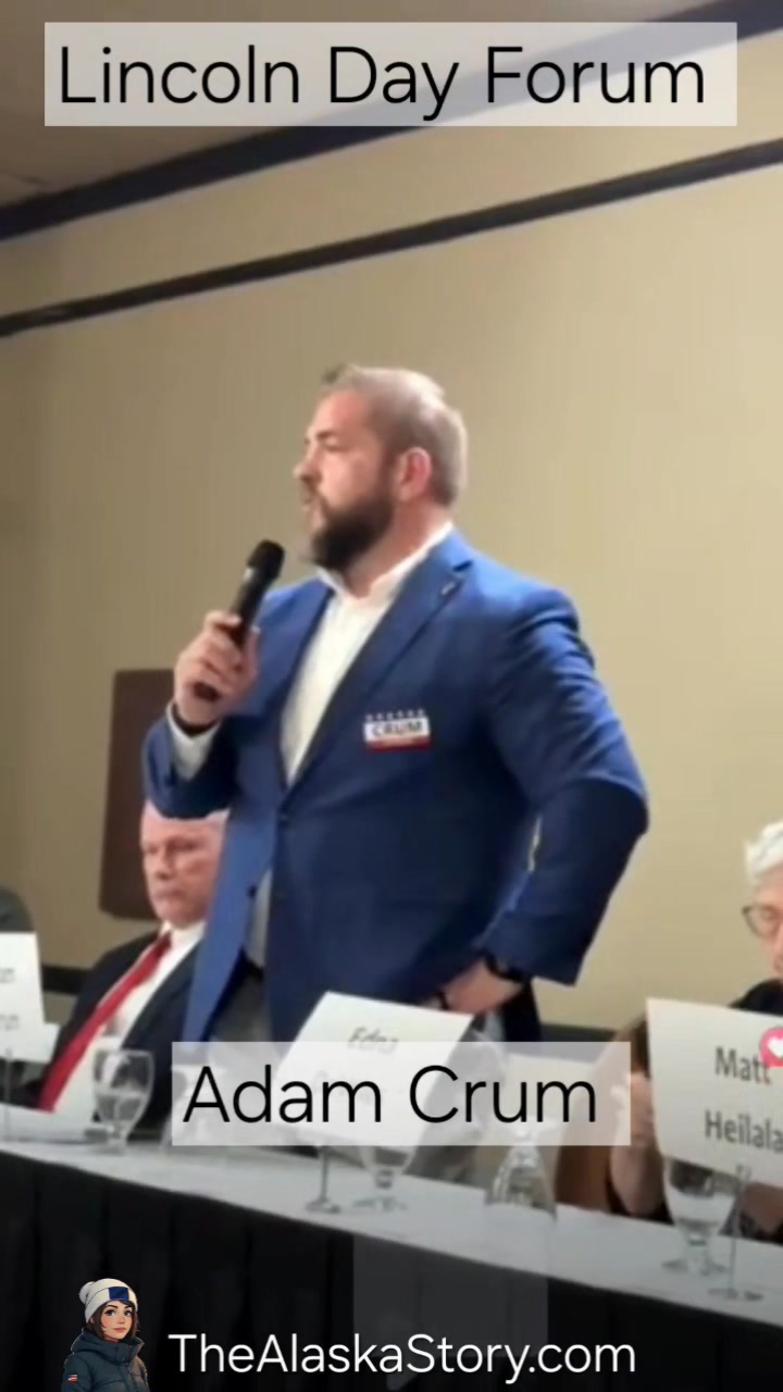 Gubernatorial candidate Adam Crum answers the question regarding former ...