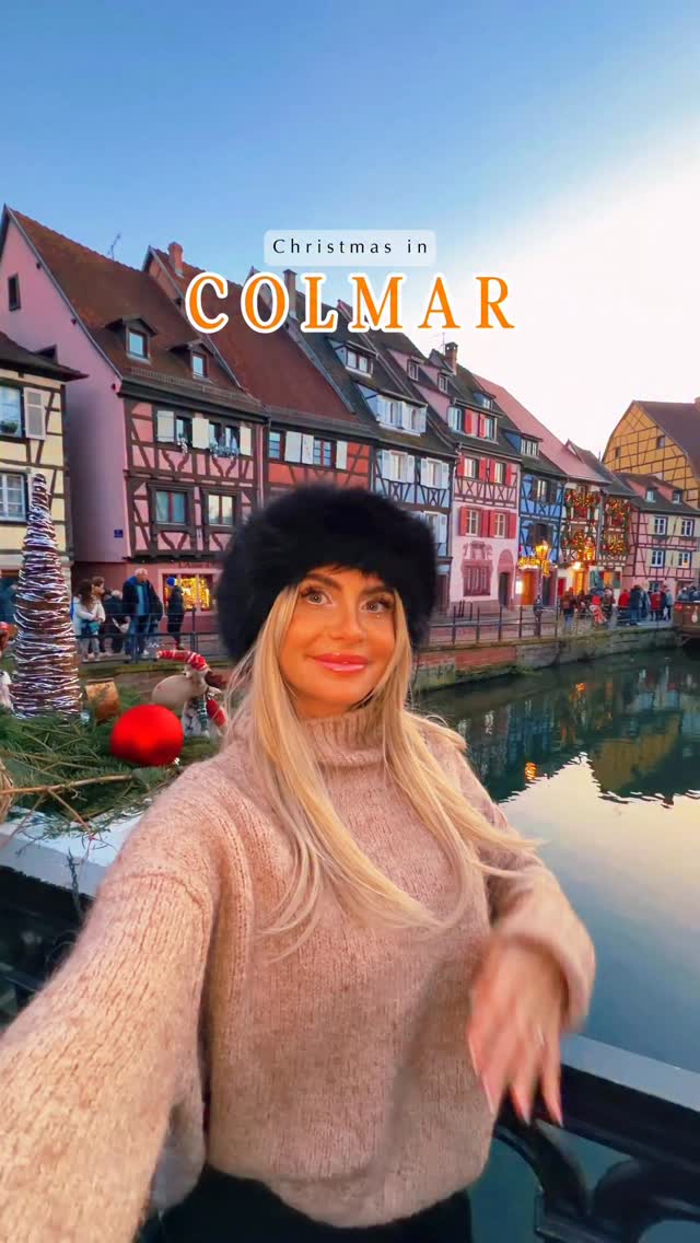 Add this Christmas village to your bucket list! 🎄🇫🇷 📍 Colmar, France is ...