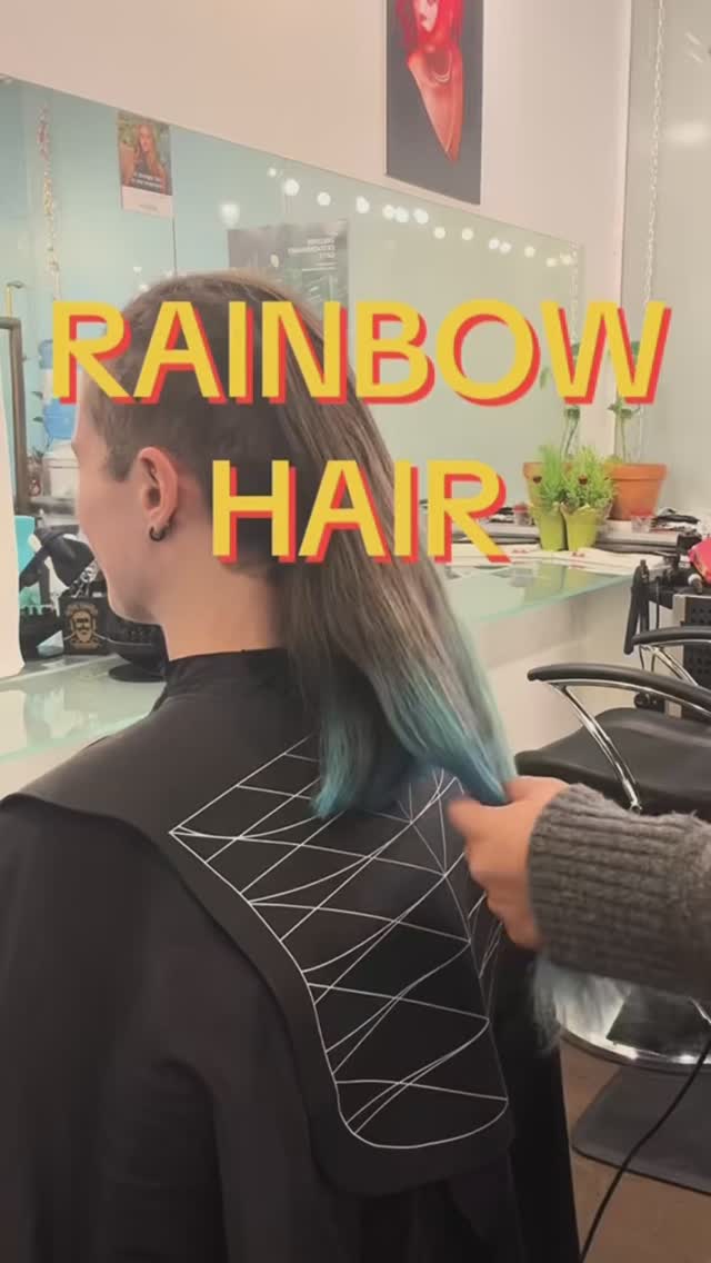 Hair Roulette: Neon Rainbow Edition! 🌈 No limits. Just trust. 😏 This ...