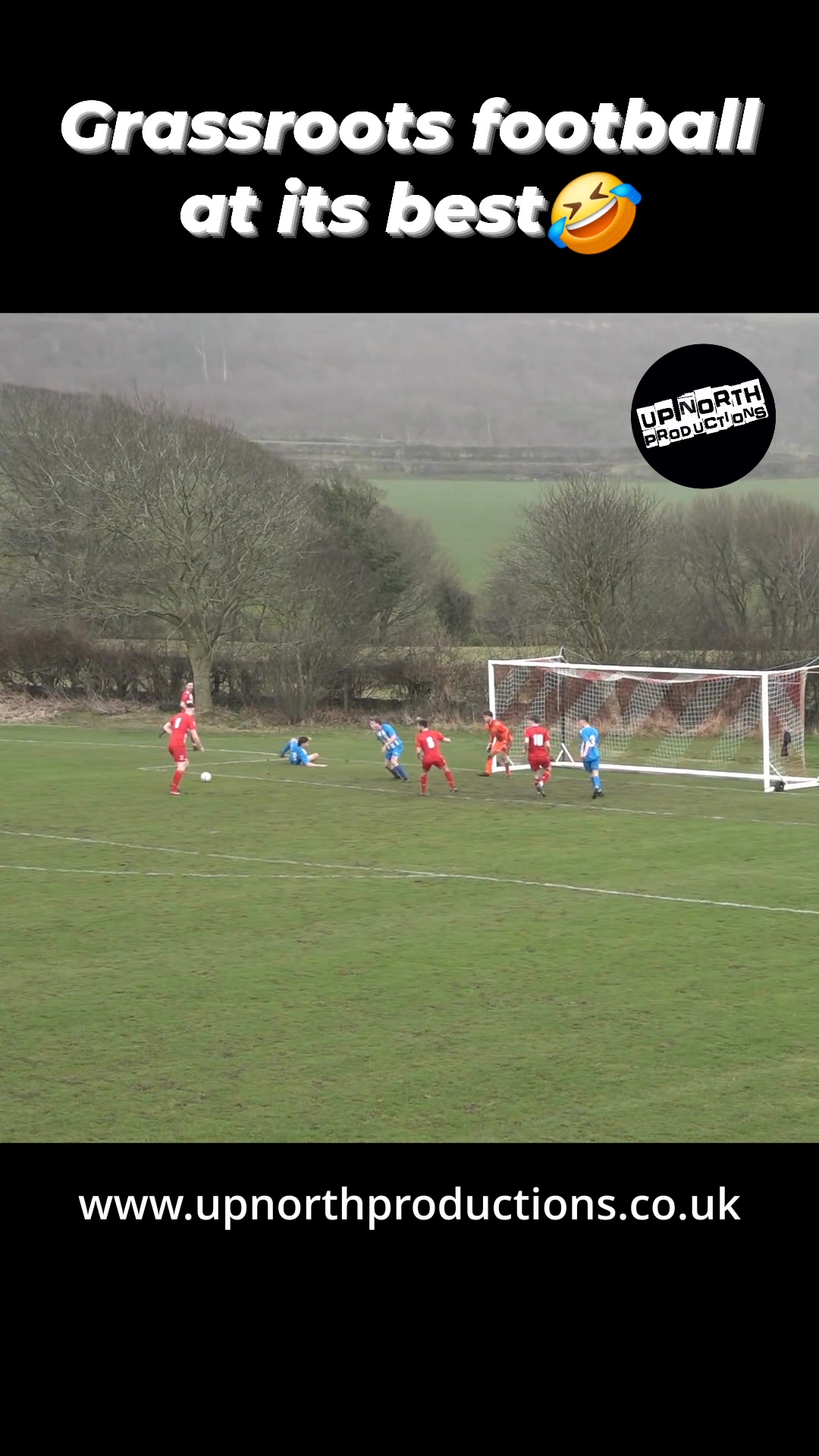 If this isn't grassroots football, I don't know what is 🤣. Fair play to ...