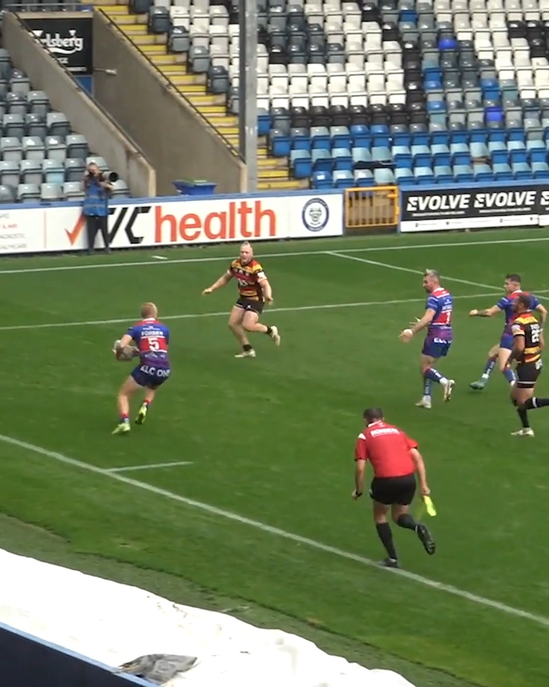 A try for Gregg McNally on his farewell to professional rugby league 💙 ...