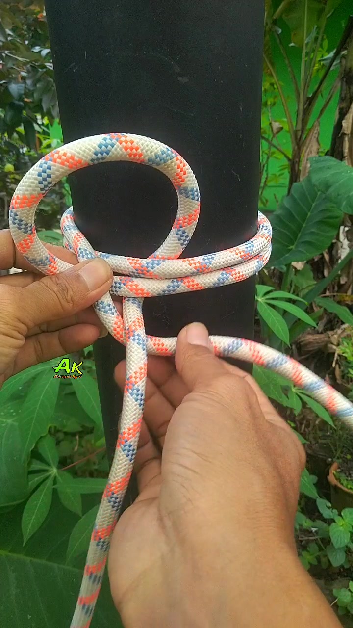 best rope knot....... 👍👍 #knot #rope #diy #a #handmade #climbing ...