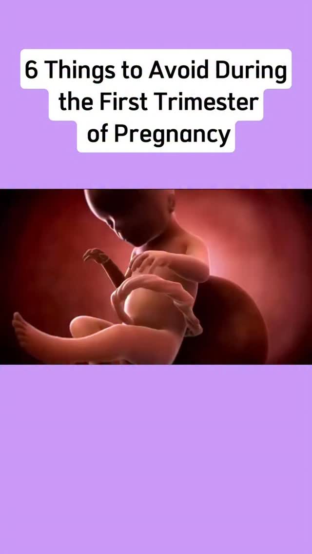 6 Things to Avoid in Your First Trimester 🤰 Pregnancy can feel ...