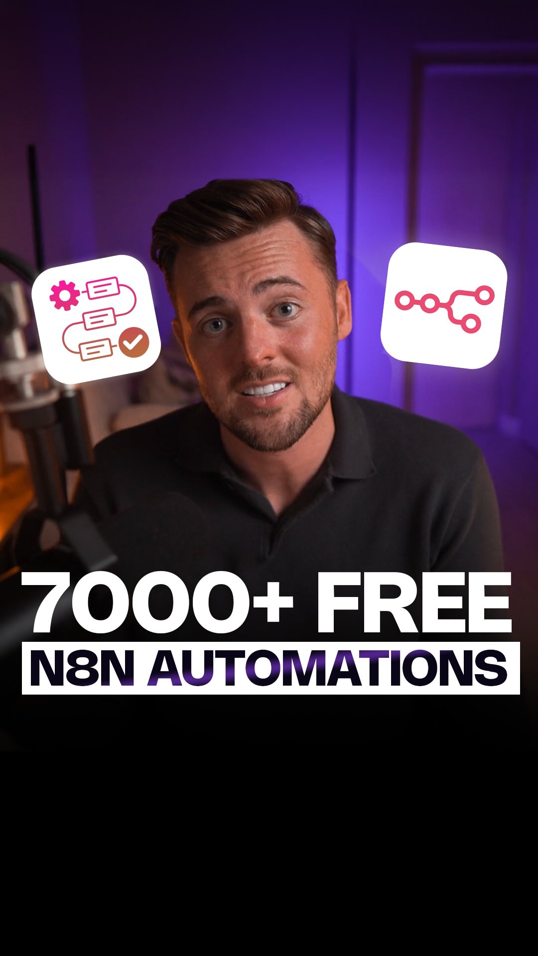 Comment “AUTOMATION” to get this n8n library. Building automations from ...