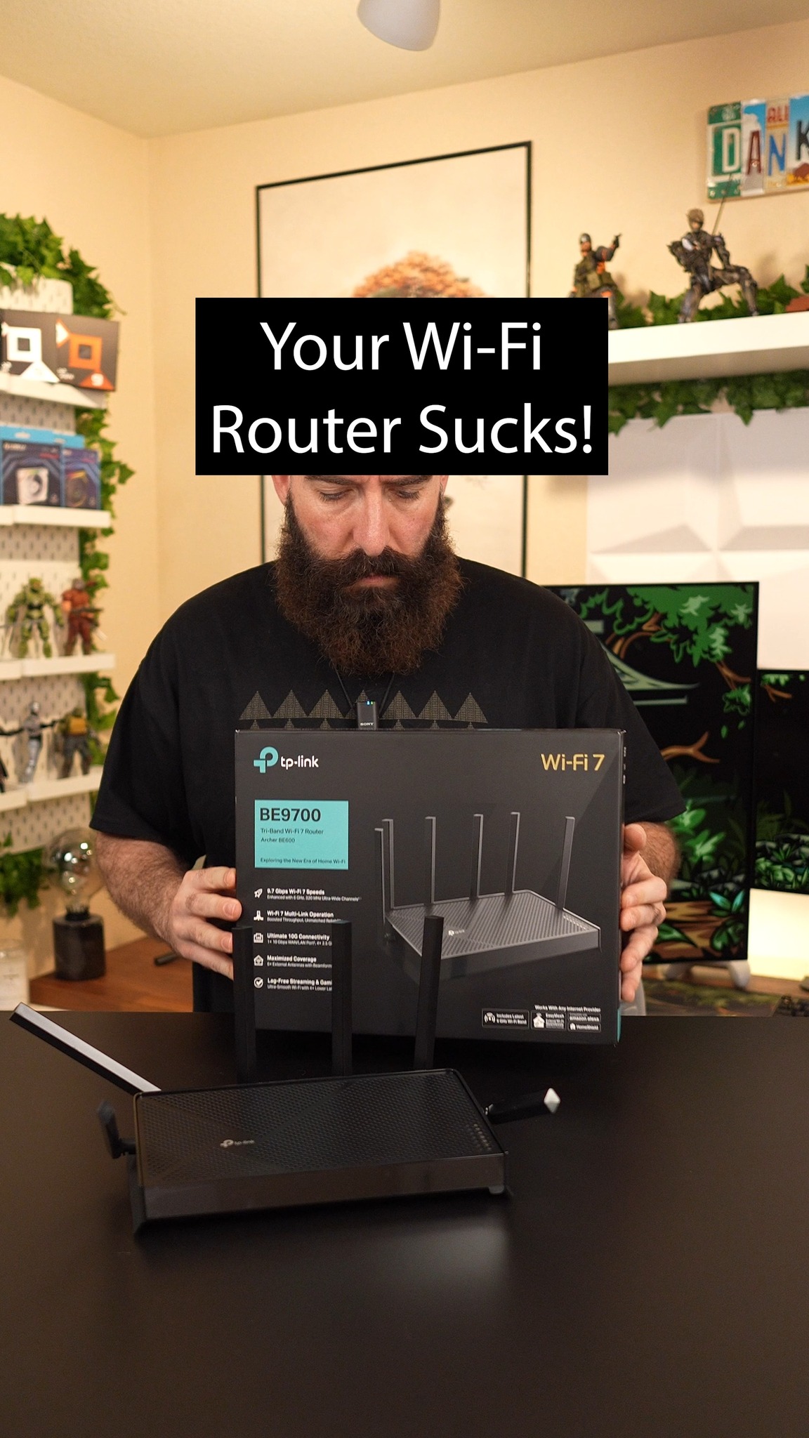 TP-Link The TP-Link Tri-Band Archer BE9700 WiFi 7 Router! #TPLink # ...