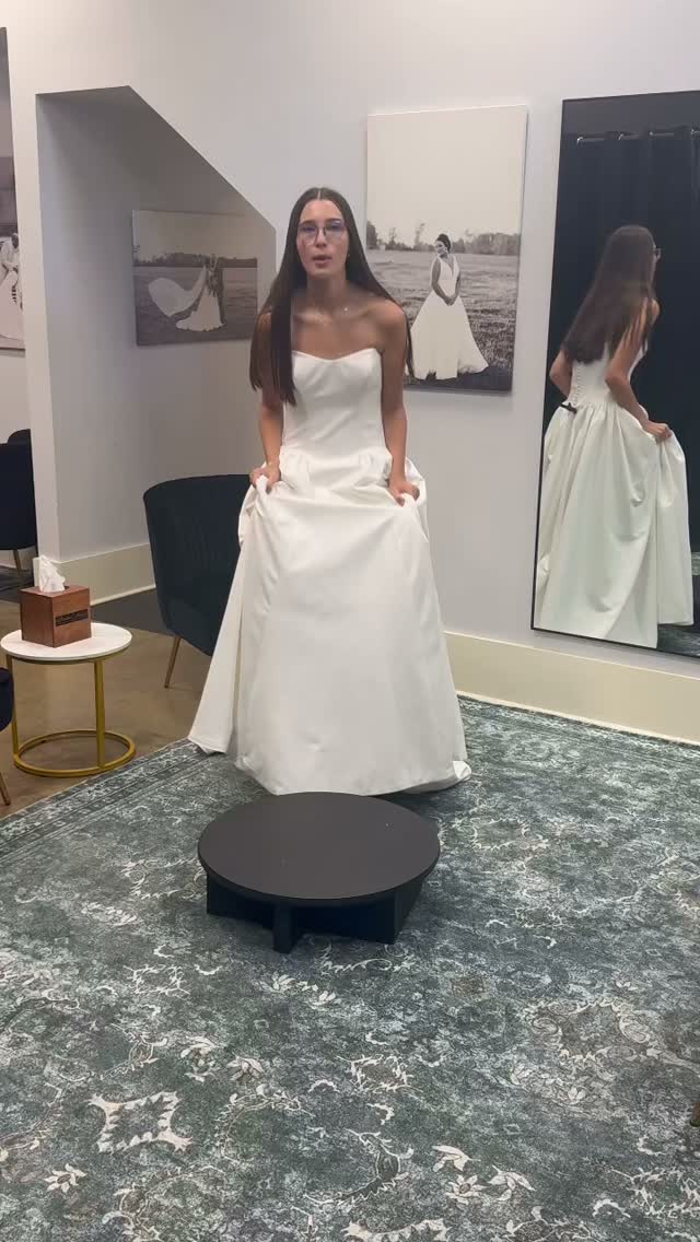 POV: trying to make sure you can actually move in your dress before saying yes 😂, Because looking good is important, but so is being able to sit down, walk around, dance, and generally function like a 