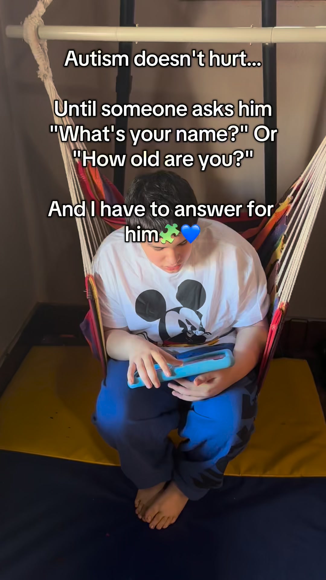 Autism doesn't hurt..Until someone asks him