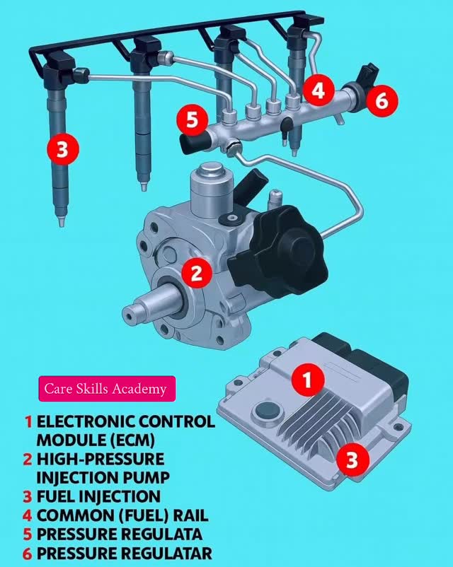 CRDI (Common Rail Direct Injection) System – Car Care Skills Academy ...