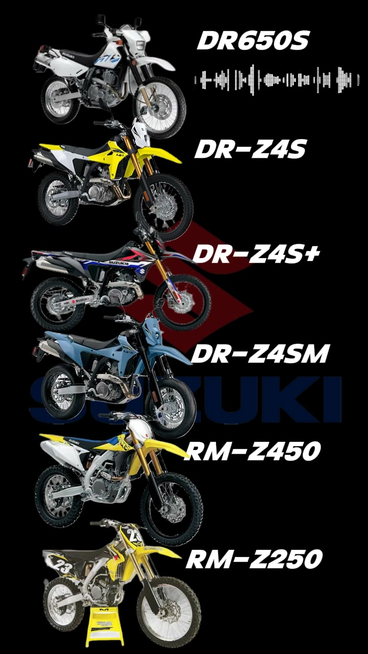 Design your DR-Z! Pick up a 2026 Suzuki DR-Z4S and customize it