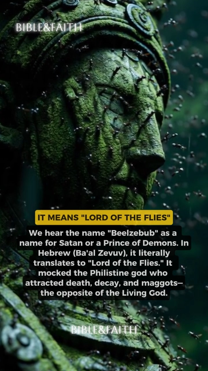 Names in the Bible have power. Beelzebub isn't just a scary name; it's ...