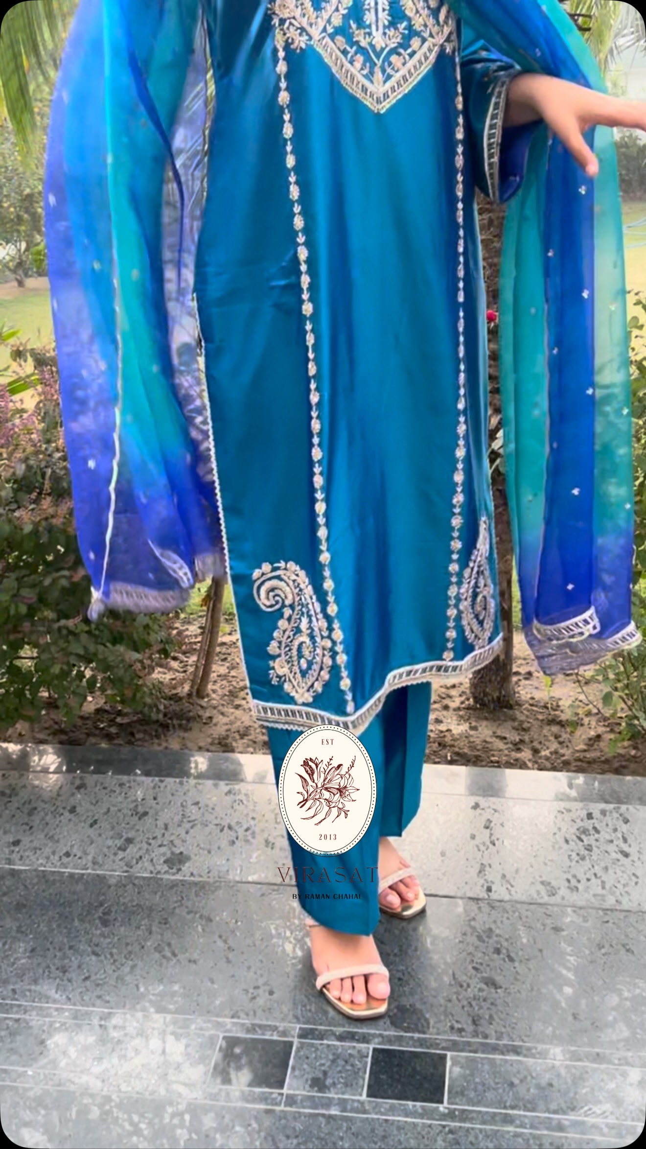 formal punjabi dress AARAISH — The Edit ✨, An ode to timeless elegance, intricate craftsmanship and the art of dressing beautifully., Introducing AARAISH, a refined formal collection by Virasat Official — where maternity-sequin