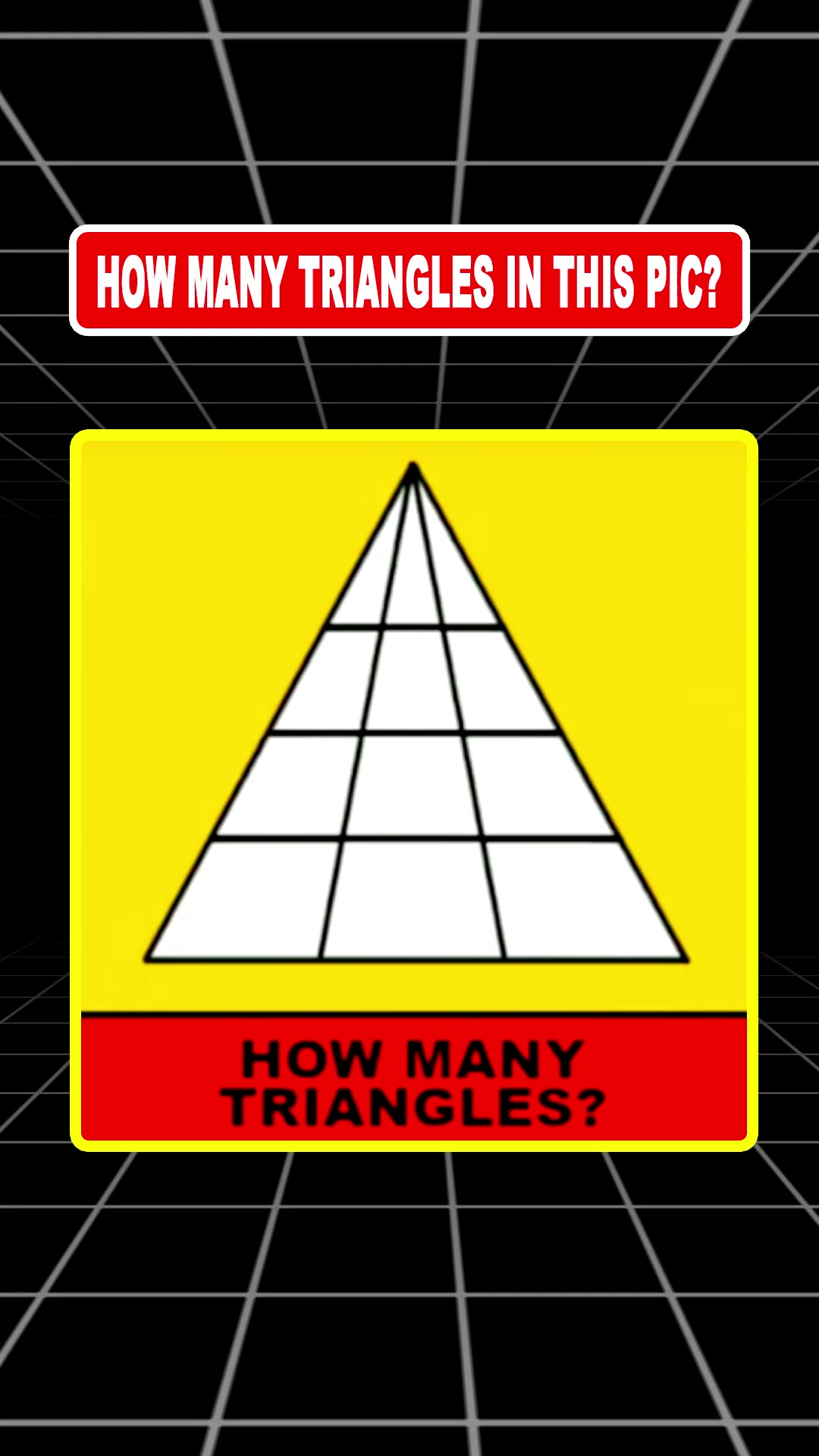 How many triangles in this shape? #quiz #usareels #QuizMaster # ...