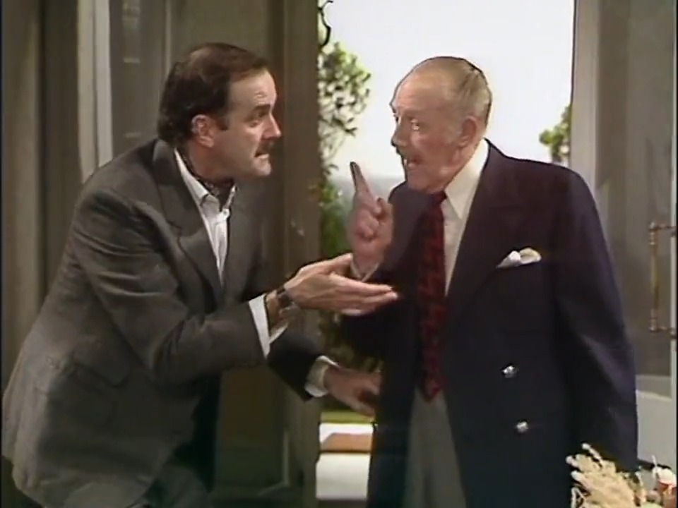 📺 'Fawlty Towers' Monday 19 February 1979 - BBC2: 21:00 Basil is forced ...