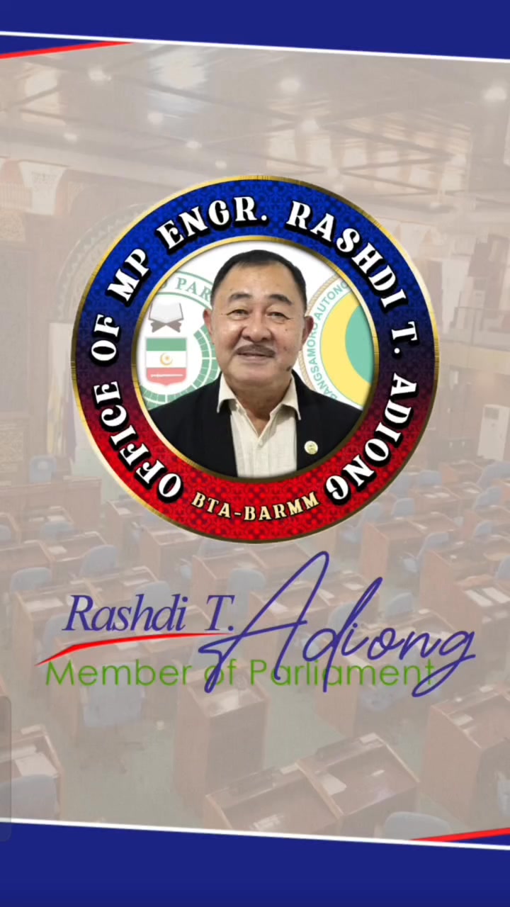 MP Engr. Rashdi T. Adiong has attended and presided as the chairperson ...