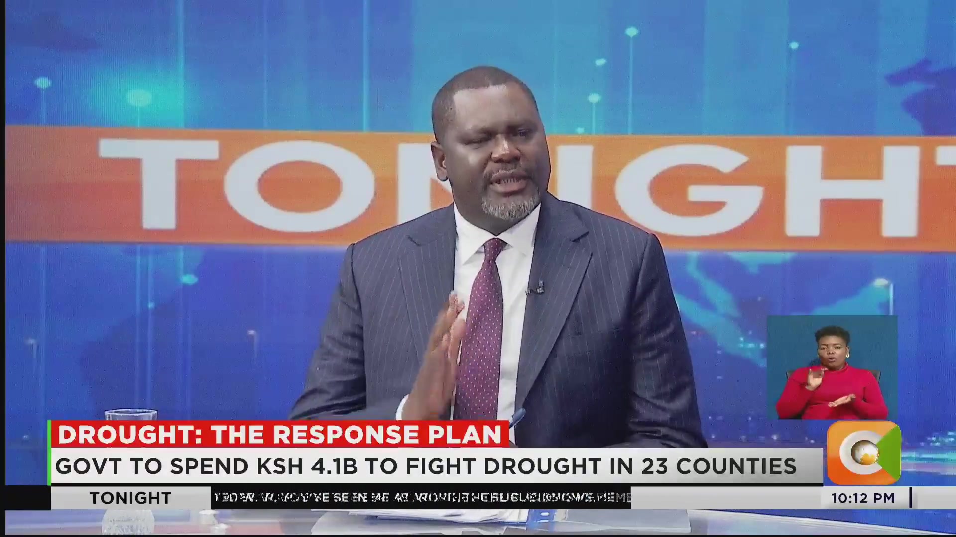 CS Geoffrey Ruku: The country is currently facing a serious drought in ...