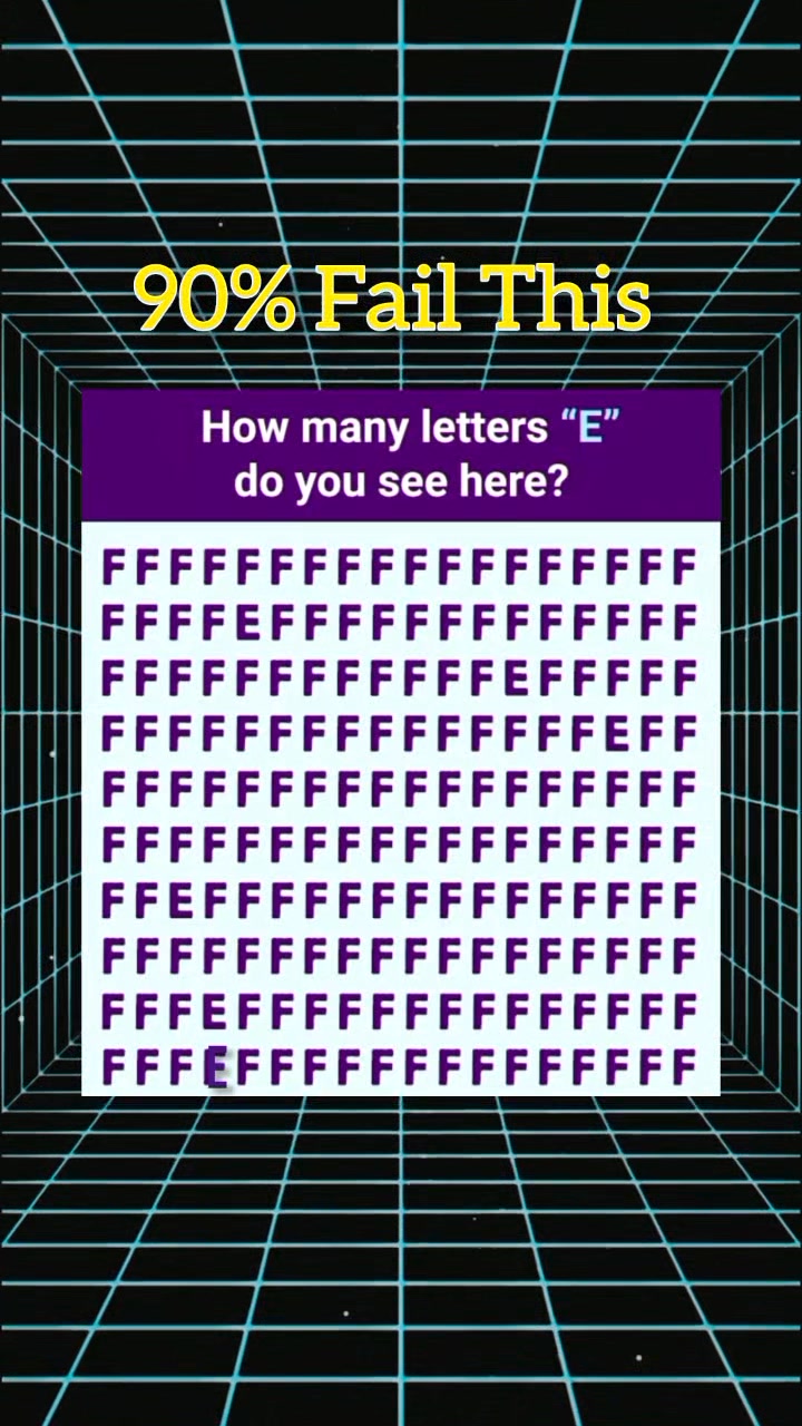 How many letters E do you see here? #quiz #QuizTime #noblequiz # ...