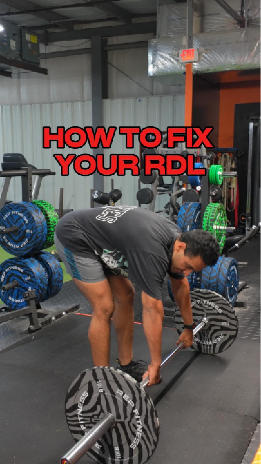 How to do an RDL 👇🏽 1️⃣ Feet shoulder width apart (ditch the running ...