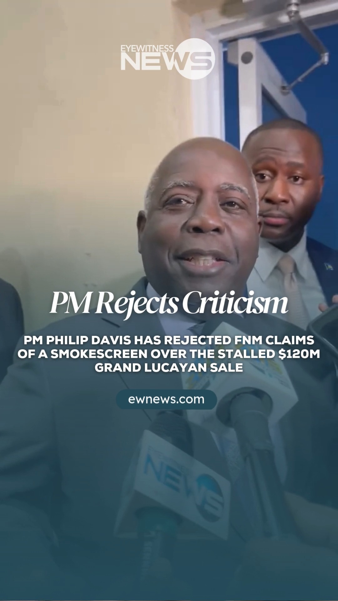 PM REJECTS CRITICISM: Prime Minister Philip Davis has once again ...