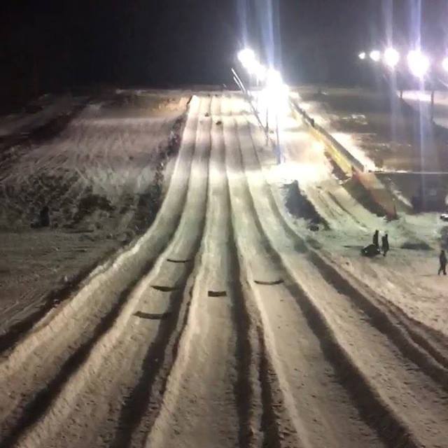 Night Tubing Fun #powderridgepark #snowtubing #tubing #tubingpark # ...