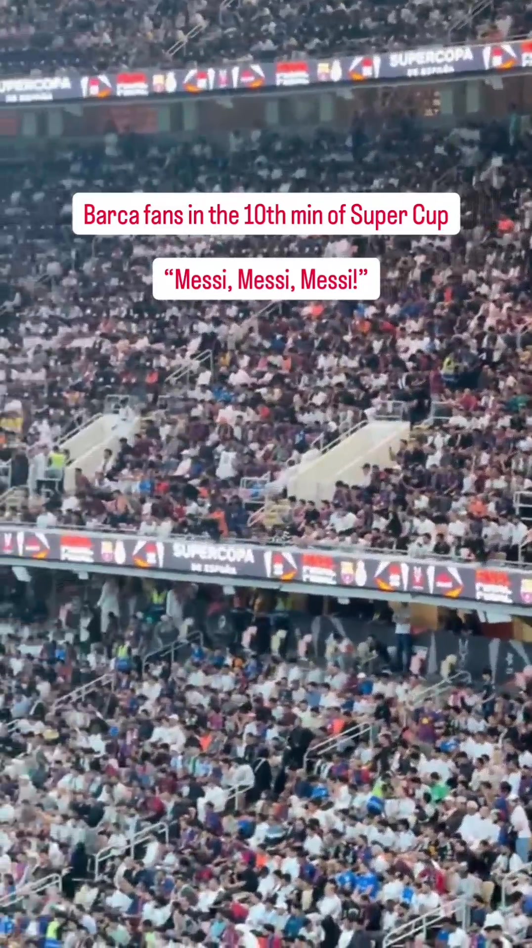 The 10th minute of every Barca game will be dedicated to Leo Messi ...