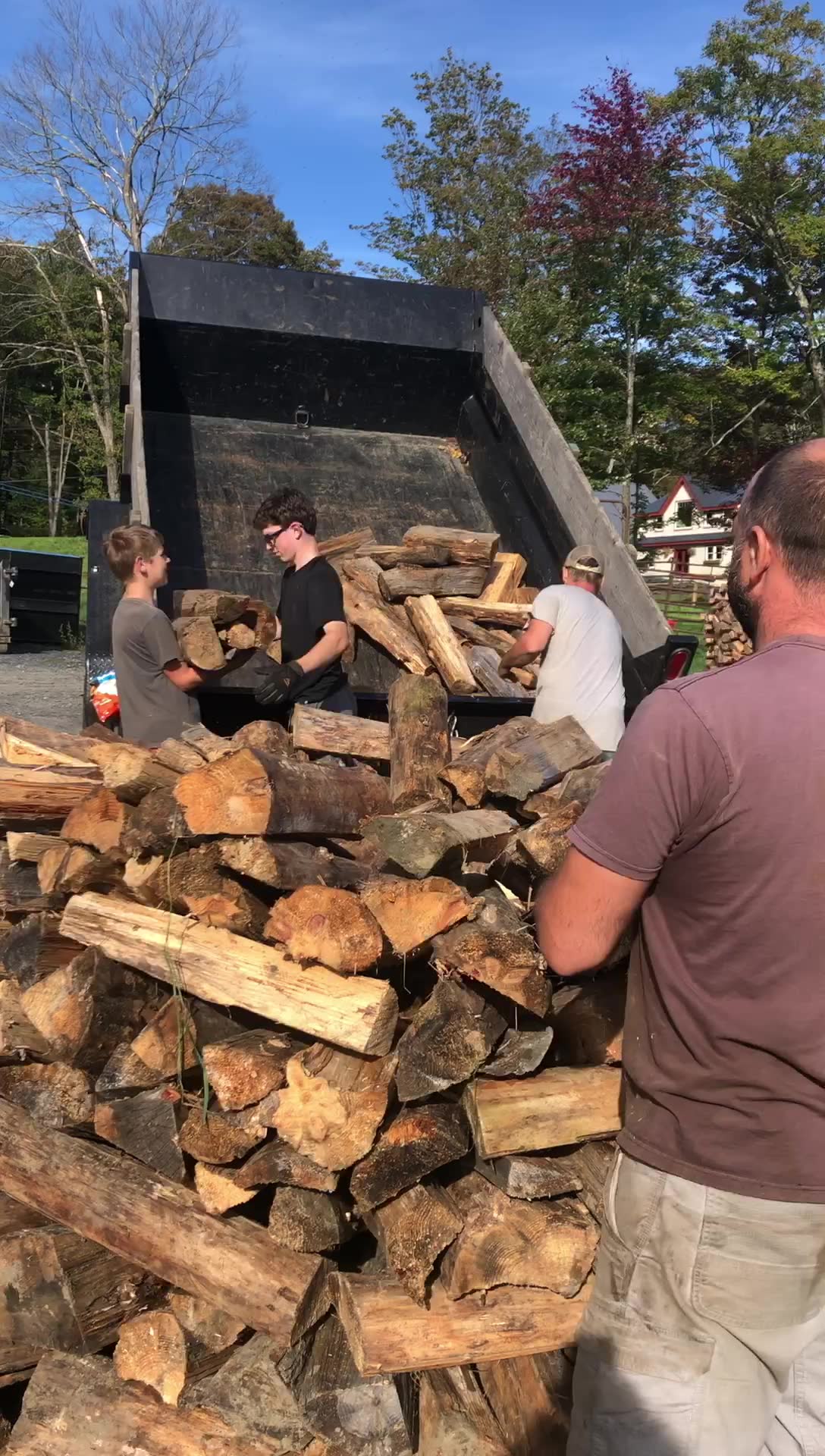 “In Germany, the Holz Hausen wood pile is a fundamental way to stack ...