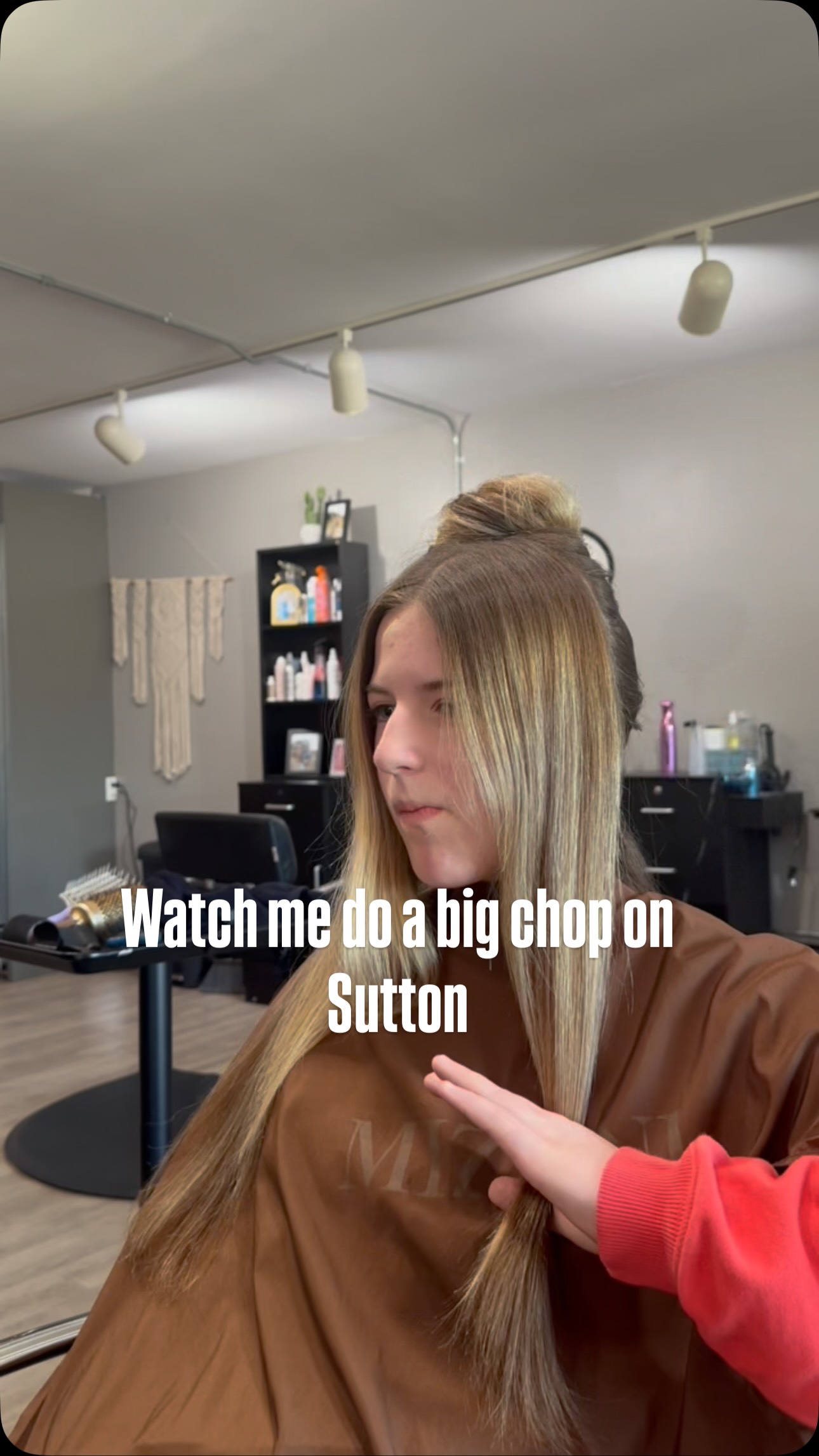 Come with me to do a big chop on Miss Sutton ️ #redkenshadeseq # ...