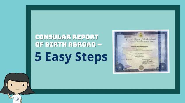 Watch: 5 easy steps to apply for your child's Consular Report of Birth ...