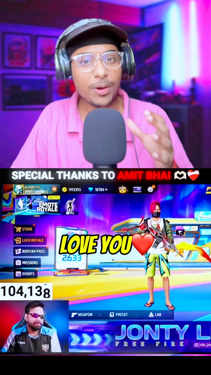 thanks-amit-bhai-garenafreefire-gaming-freefire-viral-shorts