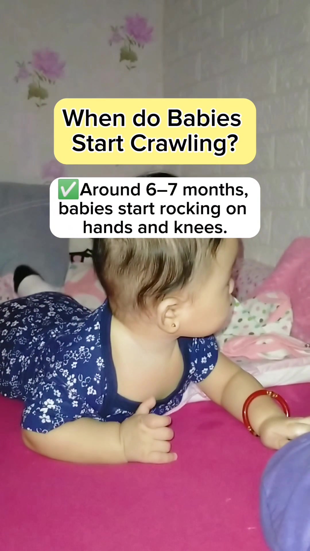 When do babies start crawling?... - Sarah Aloha DP Guevara | Facebook