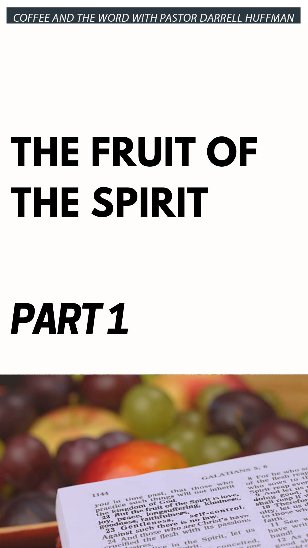Each week Pastor Darrell likes to take time and share God's Word over a ...