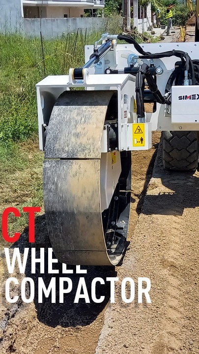 CT 2.8 wheel compactor 🚧#compaction #compactor | Simex | Facebook